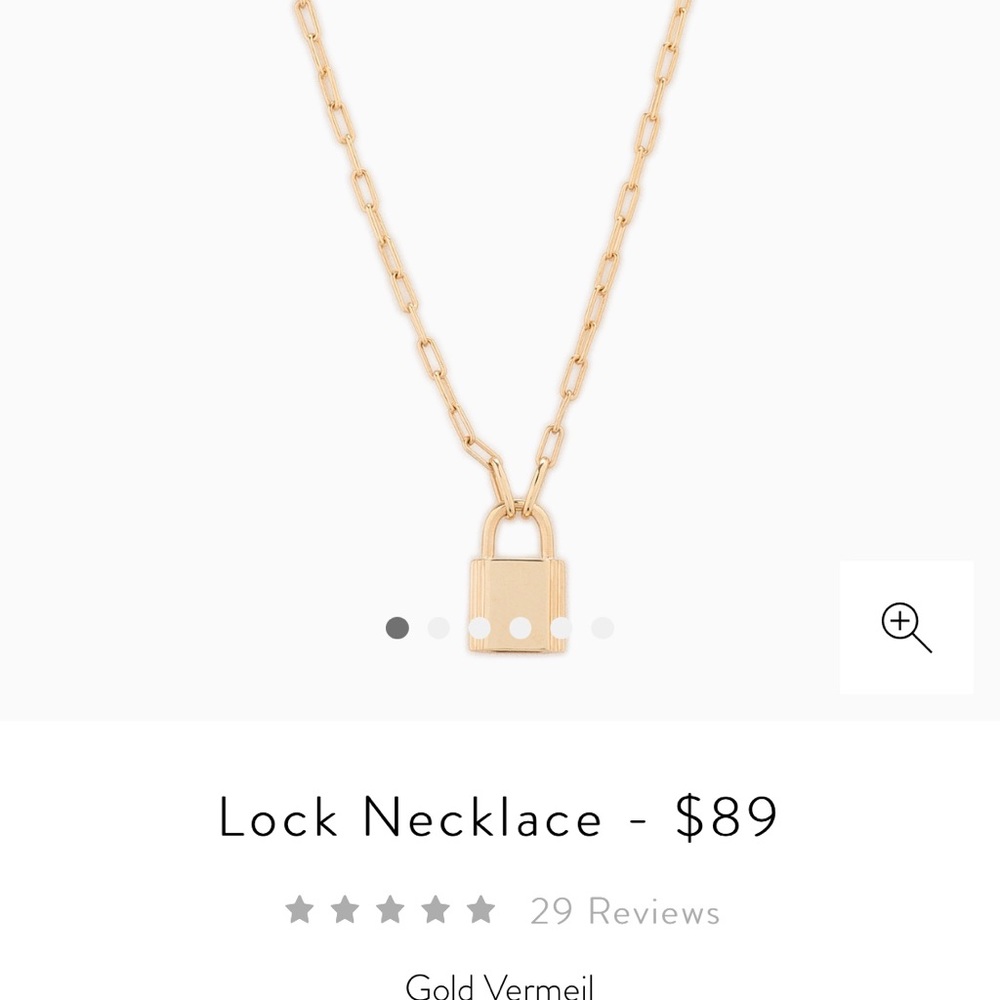 Mejuri Lock Necklace🔥